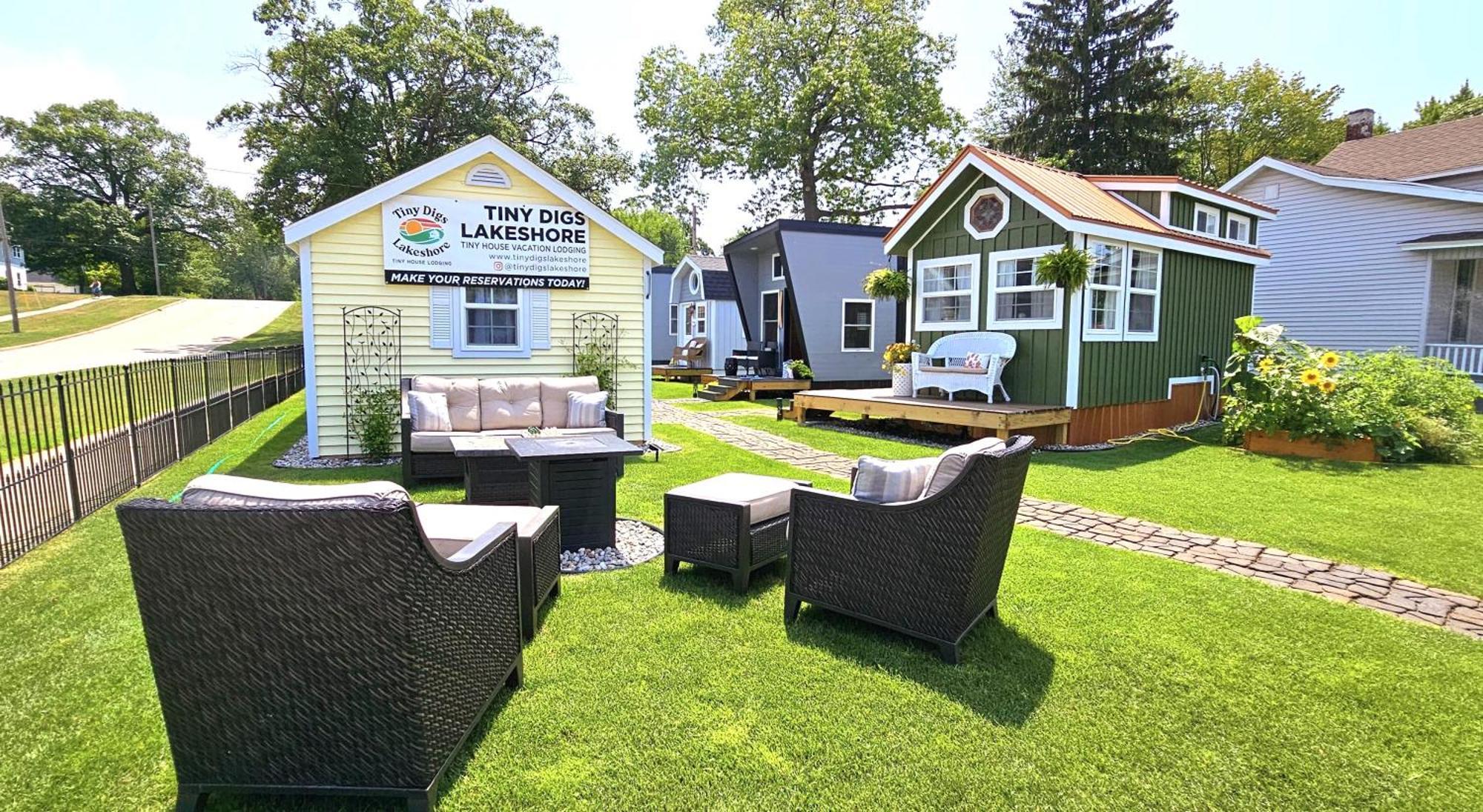 Tiny Digs Lakeshore - Tiny House Lodging Muskegon Esterno foto